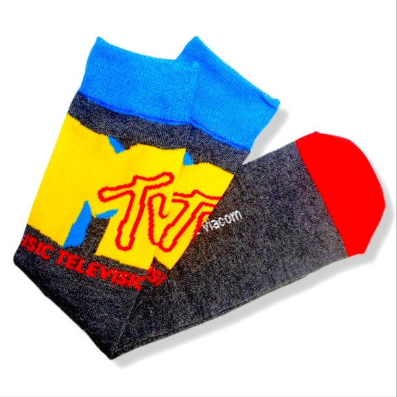 MTV Other - ⭐️♥️ 4 for $25 ♥️ #U New Mens MTV Television Socks Size 8-12 Xl